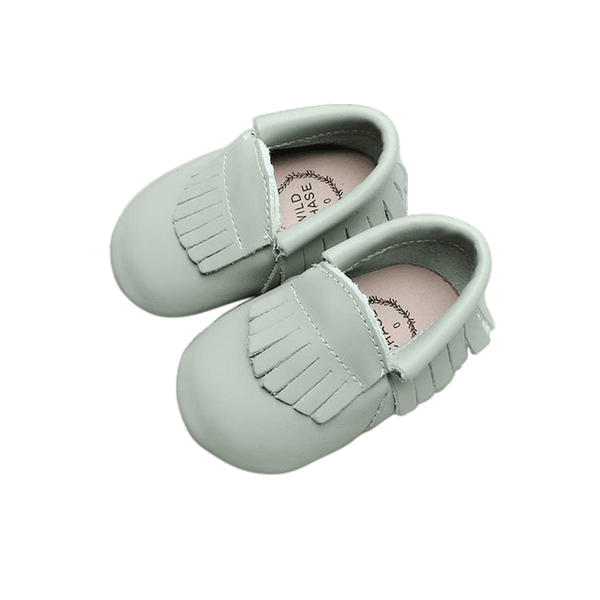 Frill Moccasins - Sage